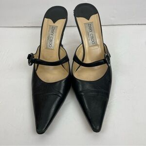 JIMMY CHOO HEELED MULES